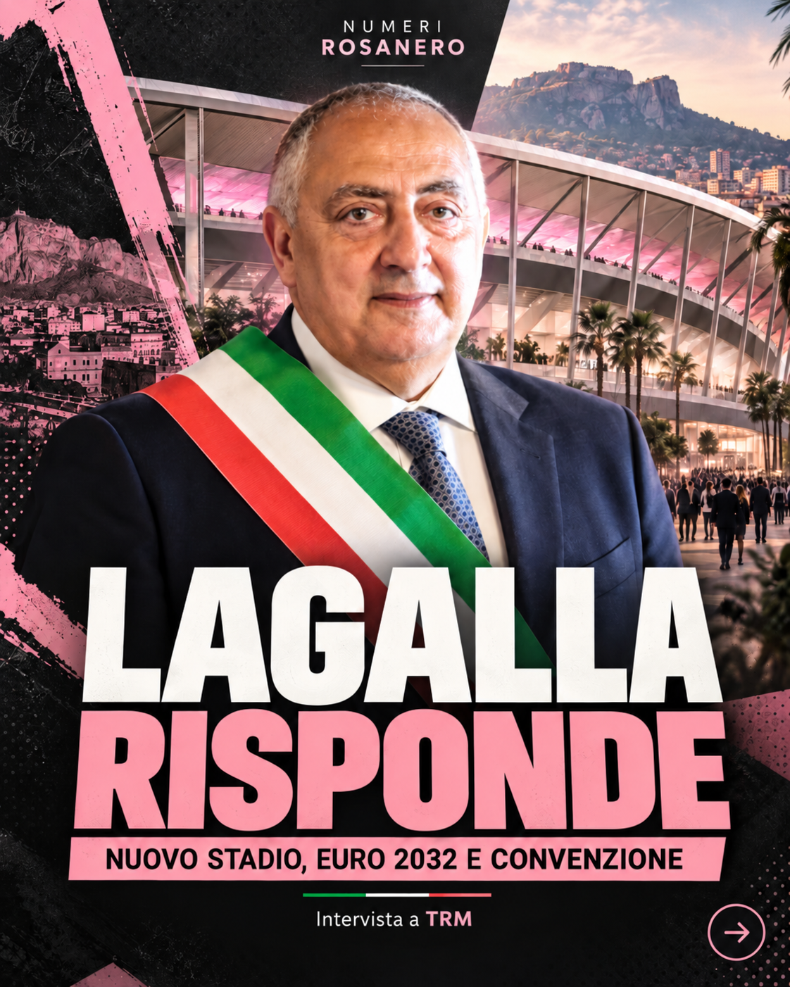 Lagalla: «Lo stadio si farà, anche senza Euro 2032»