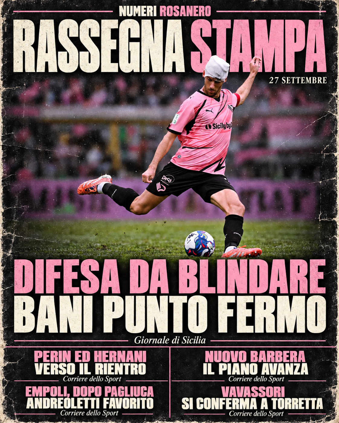 Rassegna stampa del 27 settembre