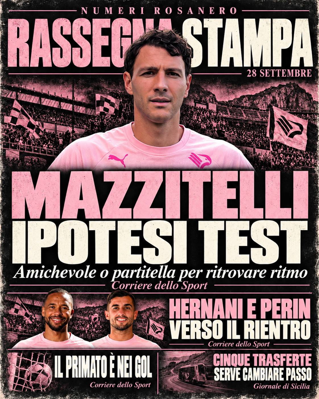 Rassegna stampa del 28 settembre