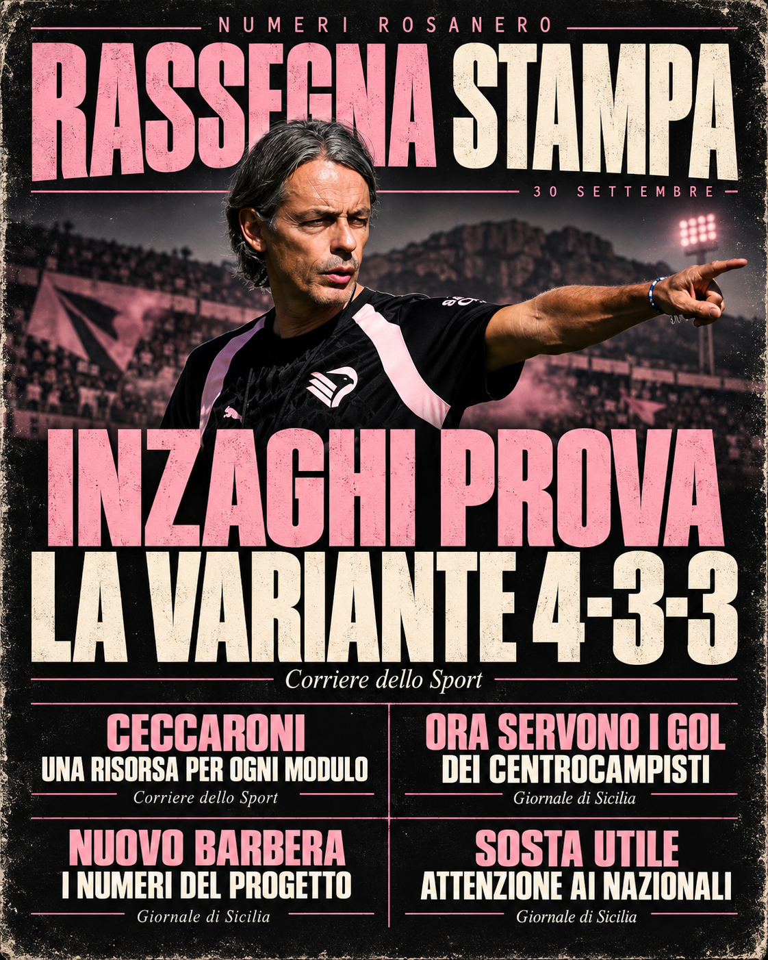 Rassegna stampa del 30 settembre